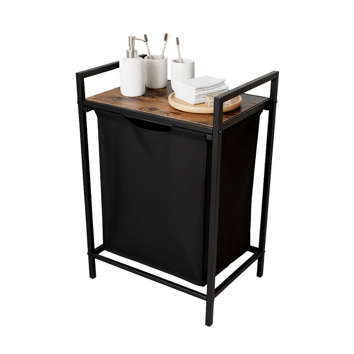 Кошик для білизни Relaxdays з металевим каркасом, 65 л