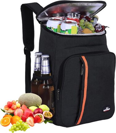 Охолоджуючий рюкзак - сумка-холодильник рюкзак для пікніка Водонепроникний рюкзак для кемпінгу, барбекю, походів, пікніка, 23L