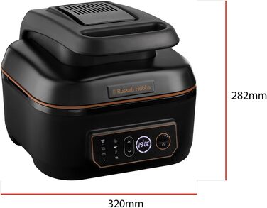 Фритюрниця Russell Hobbs SatisFry XL 5.5л з Rapid Air: гриль, мультиварка, повільне приготування, випікання
