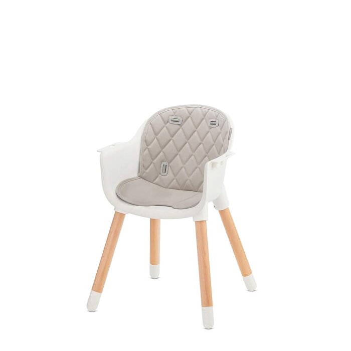Дитячий стільчик Kinderkraft Sienna 2 в 1 сірого кольору, від 6 місяців до 4 років