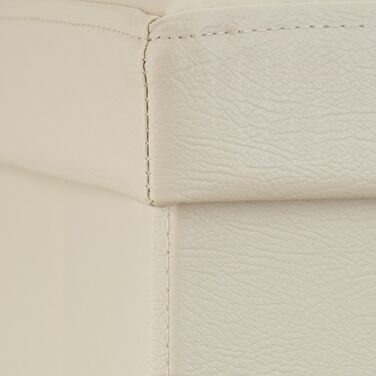 Relaxdays Складний табурет з штучної шкіри