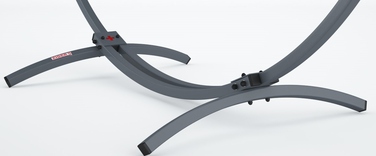 Гамак на стійці ZIDER, багатоколірний, навантаження до 300 кг, 364 x 160 см