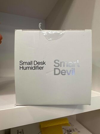 Портативний міні-зволожувач SmartDevil, невеликий настільний зволожувач 500 мл, USB персональний настільний зволожувач для рослин, спальня, подорожі, офіс, будинок, автоматичне вимкнення, 2 режими туману, супер тихий, білий