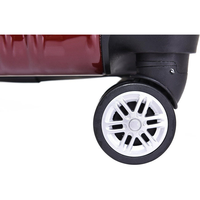 Набір валіз Münicase M816 TSA: 3 шт. (Coffee), з TSA-замком, телескопічним ручками та жорстким корпусом