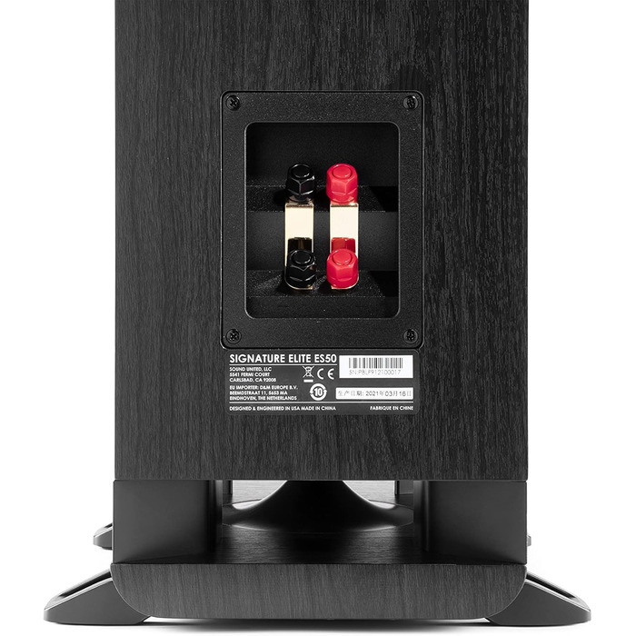 Підлогова акустика Polk Audio Signature Elite ES50 HiFi, Hi-Res, сумісна з Dolby Atmos/DTSX, Чорний