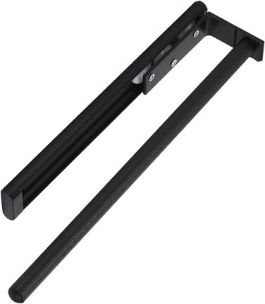 Тримач для рушників SOTECH TED, алюміній, телескопічний, 325-487 мм, чорний мат, 2/1 руки