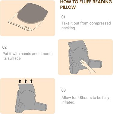 Підлогове крісло для читання з підголовником (світло-сірий, Oeko-Tex), м'яке спинне крісло з підлокітниками та кишенями для дорослих, зручне ліжко-крісло з Memory Foam для гуртожитку, світло-сірий, великий, преміум-якість