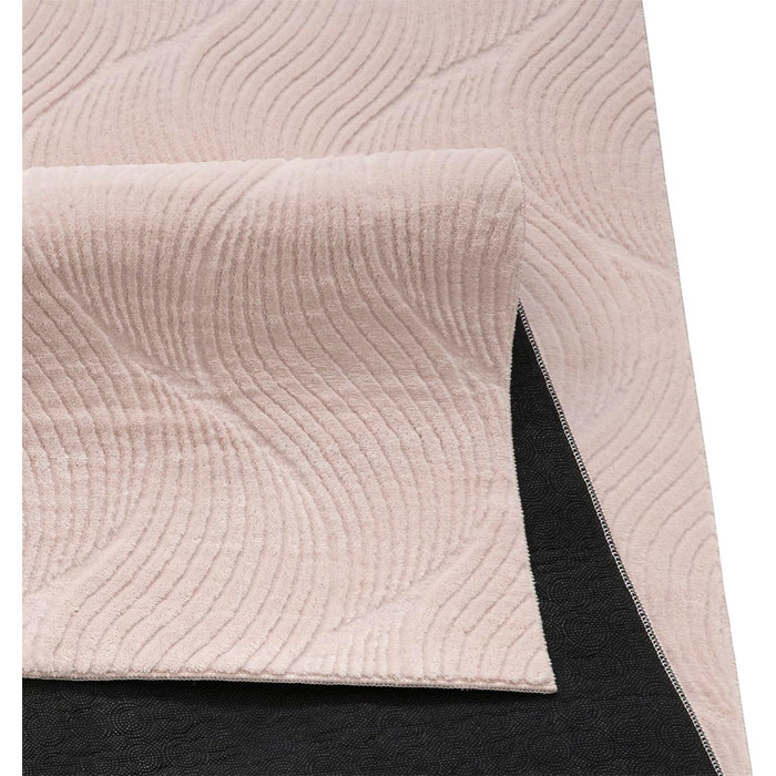 Килимок для ванної кімнати Taracarpet, зелений з листям, 80x150 см, антиковзаючі, миючий, для ванни та душу