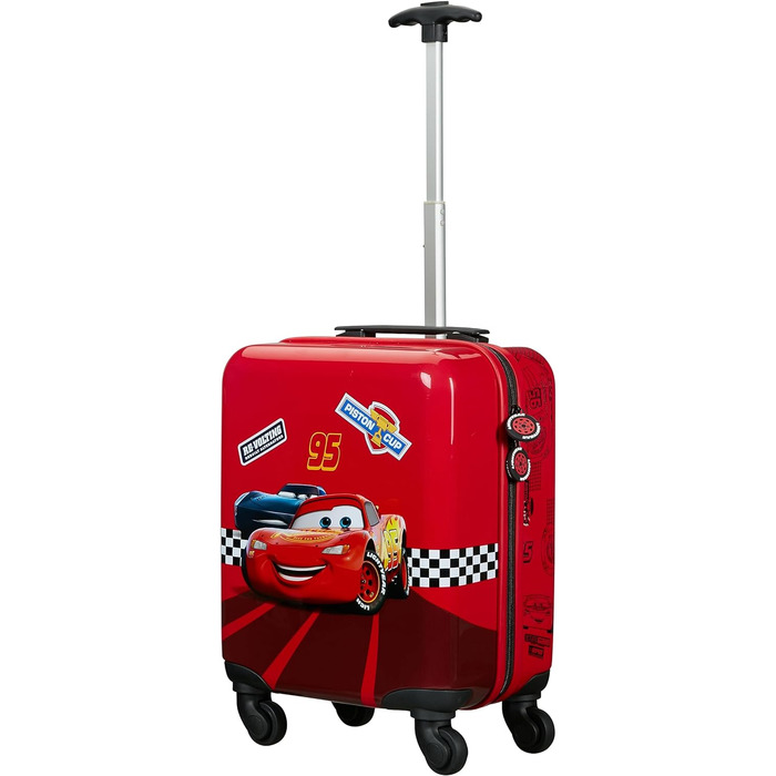 Дитяча валіза Samsonite Spinner XS 23,5 л 33x20x45 см з машинками червона