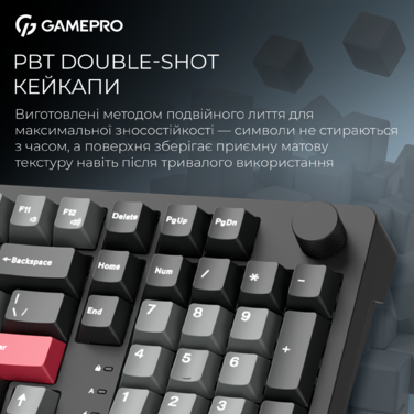 Бездротова механічна клавіатура GamePro Asgard Drakkar (MK305BK)