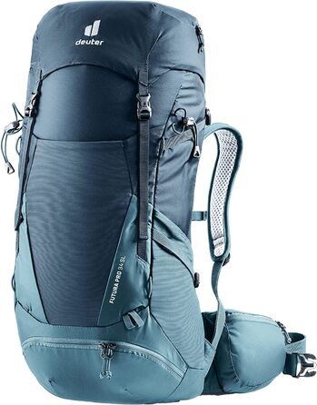 Похідний рюкзак deuter Damen Futura Pro 34 Sl (довжина 34, морський-Озерний, Одномісний)