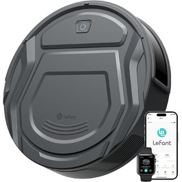 Робот-пилосос LEFANT 2200 Pa з керуванням через додаток, тихий, для тварин та твердих поверхонь (M210P-1)