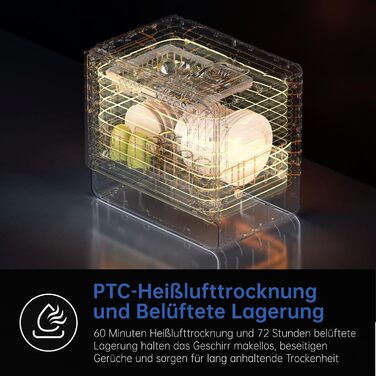 Посудомийна машина AIRMSEN міні, компактна з пом'якшувачем води, 7 програм, 5л бак, з підключенням до води або без, біла