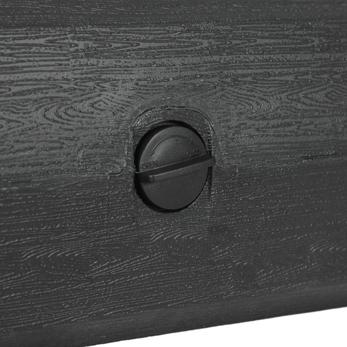 Підставка для парасольки до 40 кг, з ручкою, квадратна, чорна