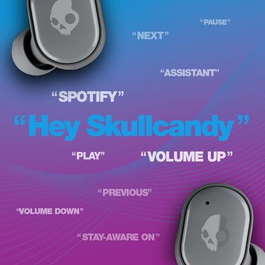 Бездротові навушники-вкладиші Skullcandy, 40 годин батареї, Skull-iQ, Alexa, Micro, iPhone/Android/Bluetooth