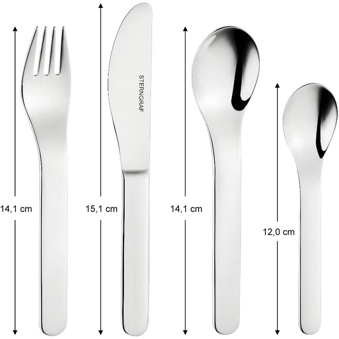 Дитячий набір посуду та столових приборів Kinderset Löwe 7 предметів з гравіюванням (наприклад, ім'я) персоналізований