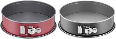 Форма для випікання Kaiser Springform з плоским дном, 26 см, кругла, з антипригарним покриттям, виймається, Classic Plus (комплект з формою 28 см)