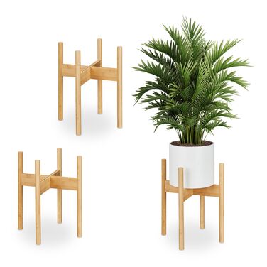 Набір з 3 підставок для рослин Relaxdays