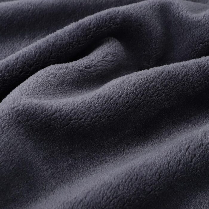 Покривало Флісова ковдра з краєм Ковдра з мікрофібри М'яка тепла легка ковдра 330GSM для ліжка Диван тощо (60x80 см, сірий)