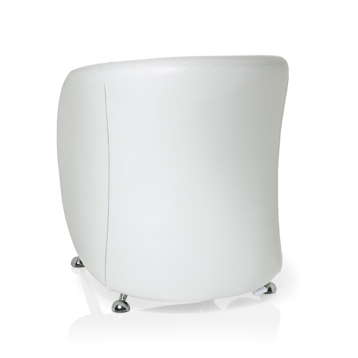 Крісло для відпочинку / Крісло-шезлонг Сент-Люція Штучна шкіра білий hjh OFFICE