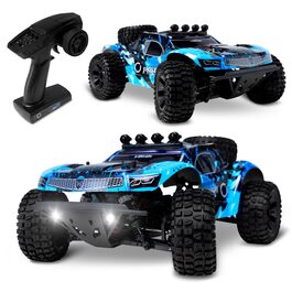 Overmax Hooligan RC 1:10 - Повнопривідний радіокерований автомобіль 35 км/год, 100 м, 2x1800 mAh, IPX5, LED, Металевий привід