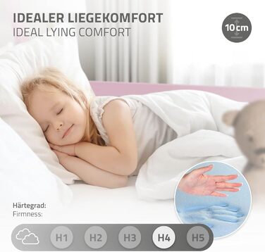 Дитяче ліжко-халапа Tipi ML-Design біле з бортиками та ламелями, з сосни, індіанське ліжко для дівчаток та хлопчиків, ліжко-будиночок з огорожею, підлогове ліжко-халапа для дітей та підлітків, ігрове ліжко-намет (80x160 см з матрацом, рожеве)