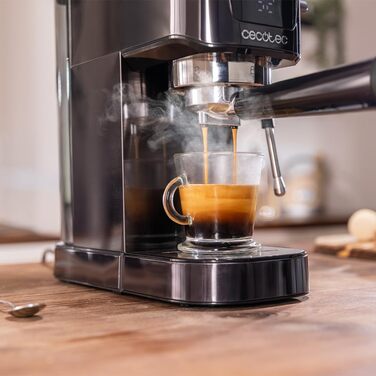 Еспресо-машина Cecotec Power 20 Bar з капучинатором, дисплеєм та підігрівом чашок | Modern