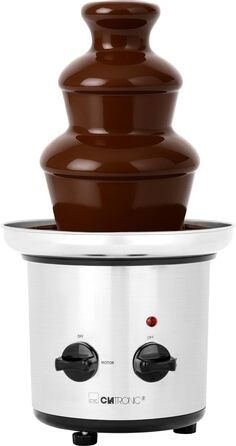 Шоколадний фонтан Clatronic® SKB 3248 з функцією плавлення | для фруктів та випічки | легко чистити