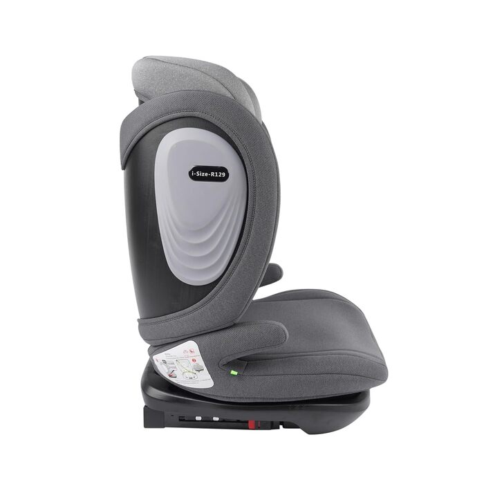 Автокрісло Fourward Baby 360° - ISOFIX, 0+1/2/3, 9-36 кг, 5-точкова система безпеки, сірий колір