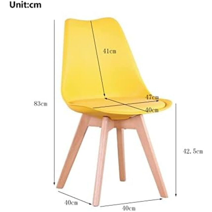 Обідня група GrandCA HOME з 6 стільців: комплект для вітальні, кухні, офісу (6 бежевих стільців + 1 білий стіл)