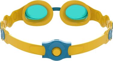 Окуляри для плавання для немовлят Speedo Unisex Kids, жовті/бірюзові/сині, один розмір