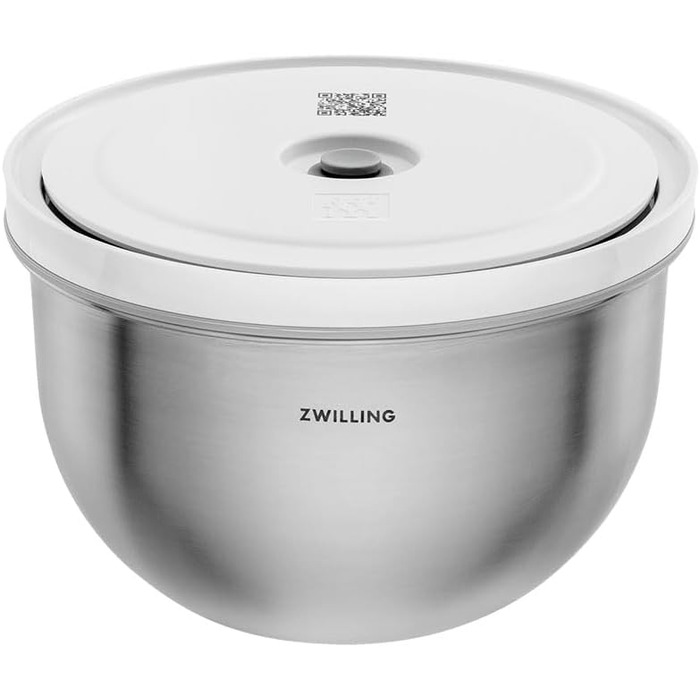 Набір ZWILLING Fresh & Save: контейнери для зберігання продуктів з вакуумним насосом (9 шт.) з нержавіючої сталі, M-18 см, L-24 см