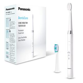 Електрична зубна щітка Panasonic EW-DM81-K503: звукова вібрація, 2 режими чищення, біла, з додатковою насадкою