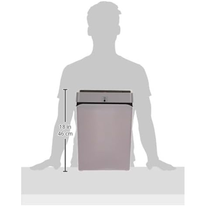 Шредер Olympia PS 54 CC Profi Aktenvernichter: безпечний знищення документів, P4, для офісу, з кошиком, білий