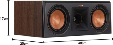 Центральна акустика Klipsch RP-500C горіх