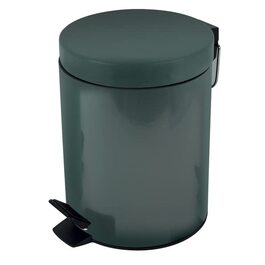Косметичне відро Spirella Сідней Вайс відро для сміття педальний сміттєвий бак відро для сміття - 5 літрів - зі знімним внутрішнім відром (темно-зелений)