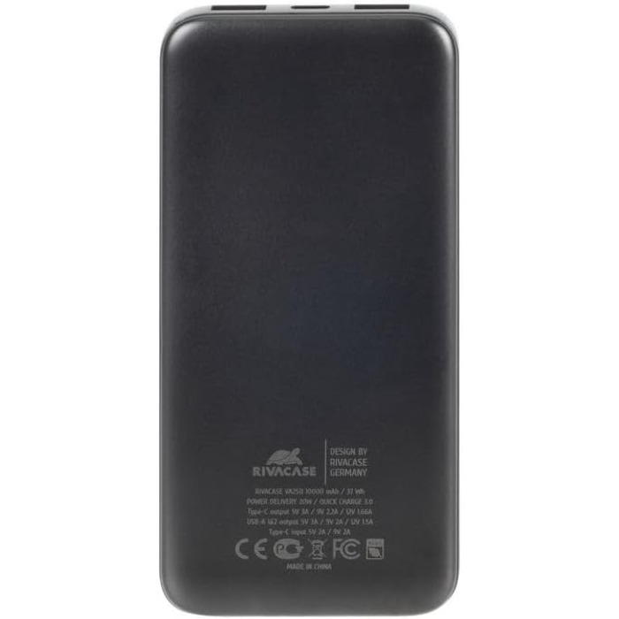 МАг, QC/PD 20 Вт, LCD дисплей, 1 вхід, 3 виходи, USB-C, сумісність з iPhone/Samsung/Huawei/iPad, 2511 Powerbank 10000