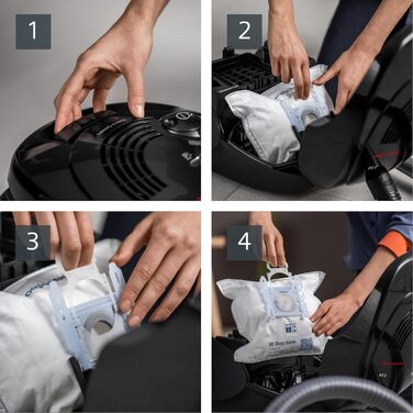 Пылесос Siemens Staubsauger Z 3.0 extreme power VSZ3XTRM11: мощний, для твердих підлог та килимів, XXL насадка для шерсті тварин, 850 Вт, чорний