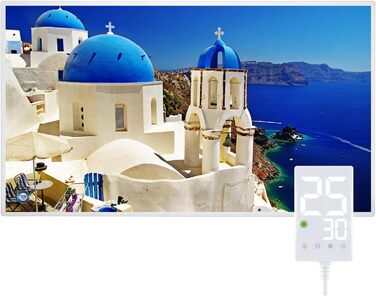 Інфрачервовий обігрівач Hocosyme: Швидкий нагрів до 120°C, термостат, 1000W, для спальні, офісу, кухні, ванної кімнати