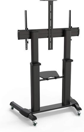 Підставка для телевізора Conecto TV Stand, регульована, поворотна, на колесах, 55-100 дюймів, чорна, модель LM-FS03G