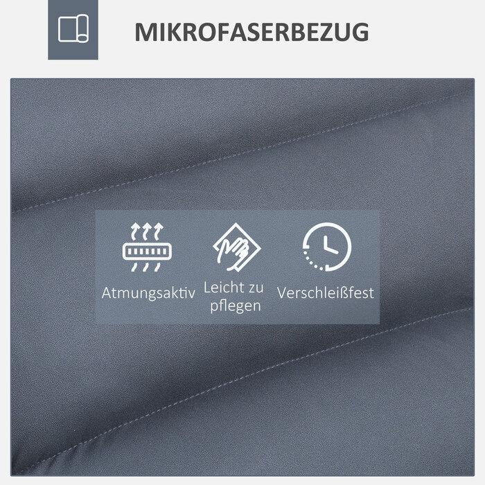 Крісло-релакс з обертовим сидінням, регульованою спинкою, м'якою оббивкою та дихаючою тканиною, темно-сірого кольору, розміром 62 x 70 x 95 см