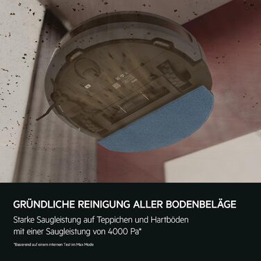Робот-пилосос AEG AR71HW1DG з функцією миття, WiFi, LiDAR, 4000 Па, 14,4 В, 175 хв, 140 м², 0,28 л, сірий