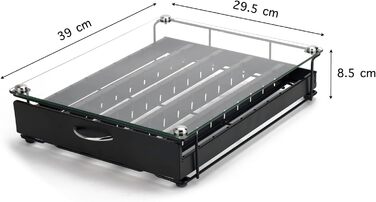 Тримач для капсул Dolce Gusto: органайзер для 35 капсул з міцного скла, ящик-організатор