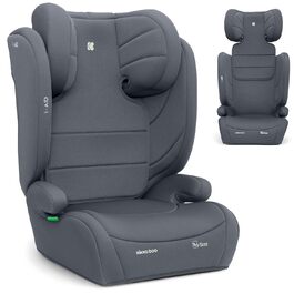 Автокрісло KikkaBoo 15-36 кг i-AID, група 2-3 (3-12 років), 100-150 см, без ISOFIX, регульована підголовник (сірий)