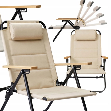 Міцний та зручний металевий садовий стілець для тераси та двору