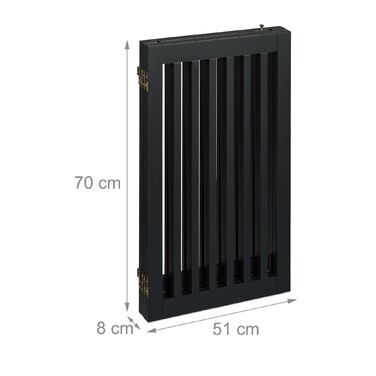 Захисний бар'єр Relaxdays з дверцятами, 4 секції