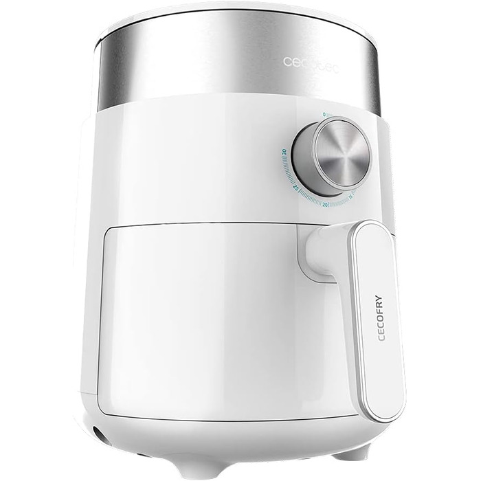 Аерофритюрниця CecoFry Essential Rapid Sun 2,5 л, 1200 Вт, компактна дієтична фритюрниця з PerfectCook, біла