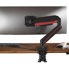 Тримач для монітора HILLPORT A9B, 17-49 дюймів, до 20 кг, VESA 75/100 мм, чорний
