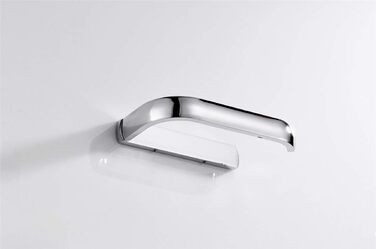 Відкритий латунний рушникосушка для ванної кімнати настінний рушникосушка світло-сріблястий хромований (тримач для туалетного рушника)
