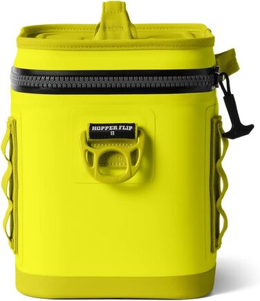 Чорний рюкзак-холодильник YETI Hopper Flip 8 (Firefly Yellow) - портативний, ізольований